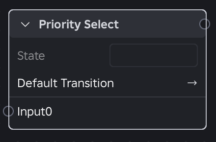 Priority Select node