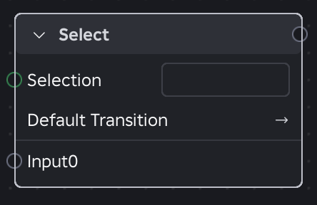 Select node