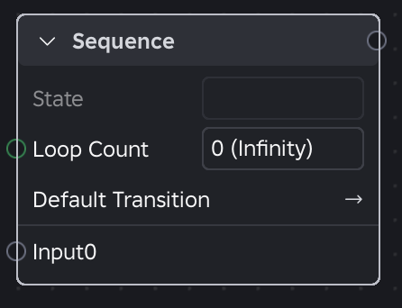 Sequence node