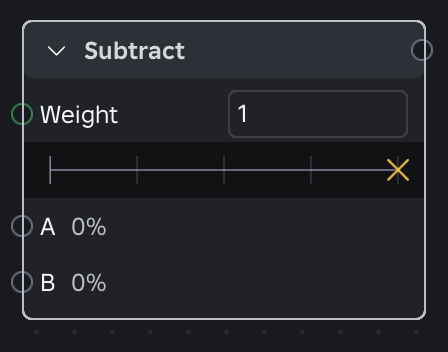 Subtract node