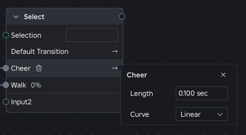 Transition Override