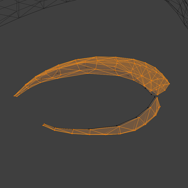 Screenshot of vertices assigned as follower.