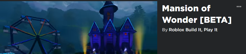 Picture of Roblox game with beta tag