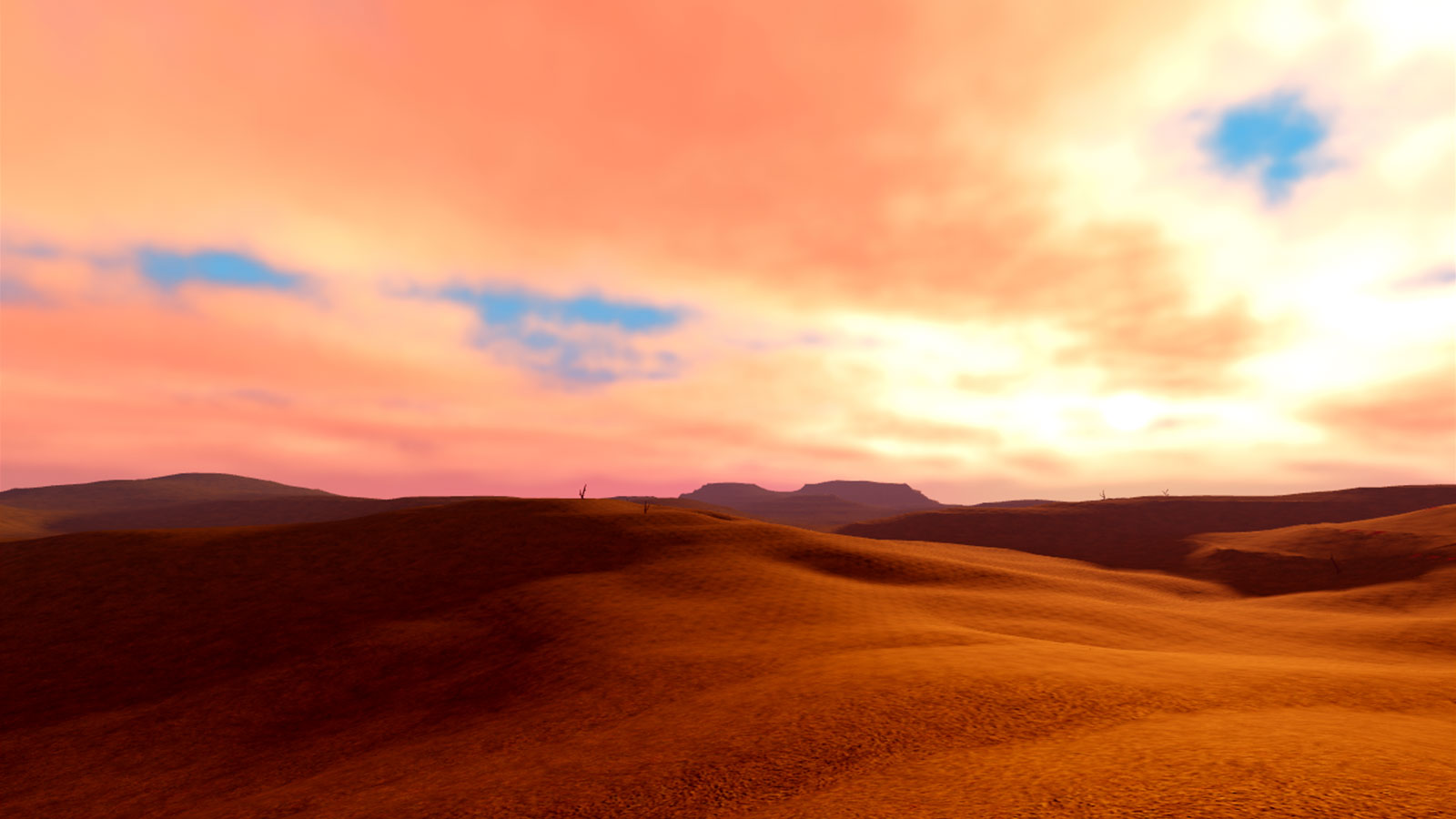 Clouds with Density value of 0.4