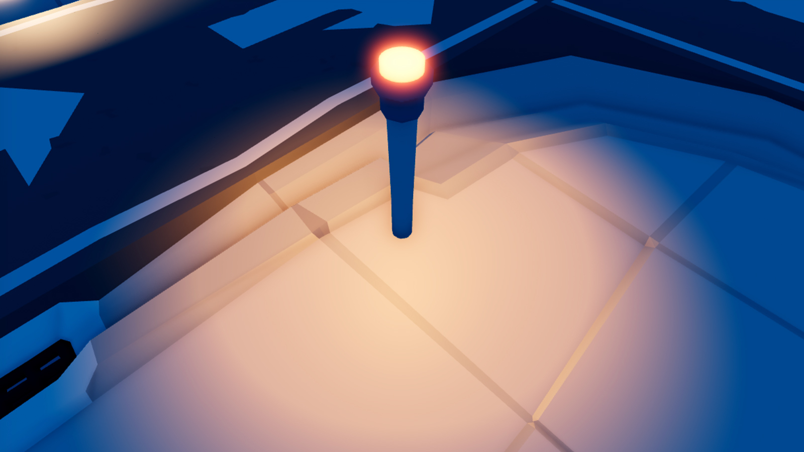 The same street lamp point light with a larger range.