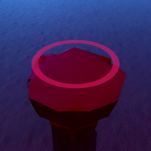 Emitter of Disc shape with ShapePartial value of 0.1