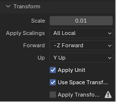 Two default Blender cubes imported in Studio with different scales.