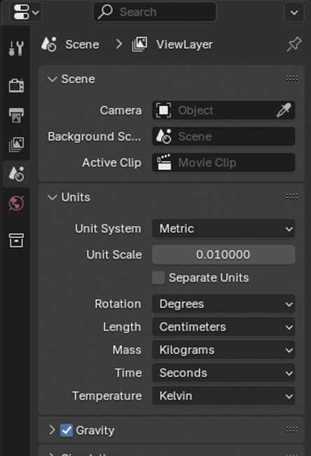 Two default Blender cubes imported in Studio with different scales.