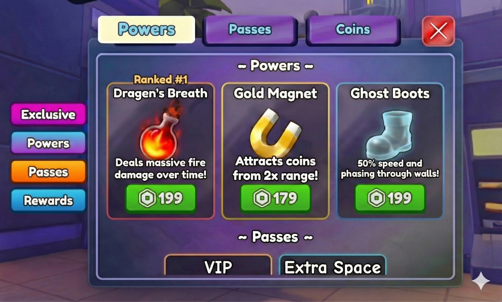 Three items ranked for the user.
