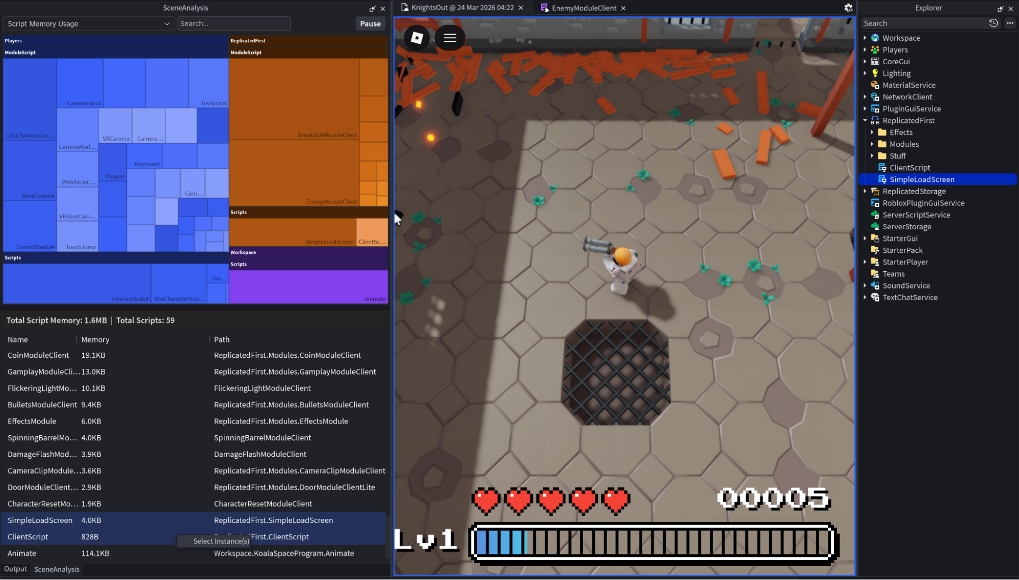 Scene Analysis tool overview