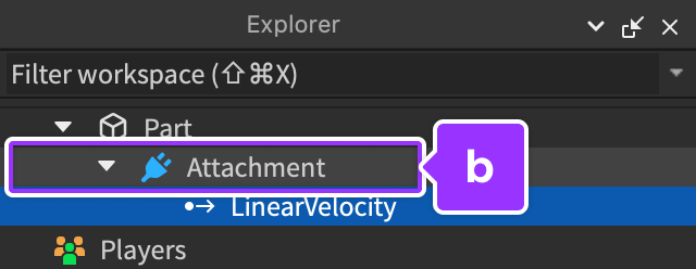 Target attachment indicated in Explorer window.