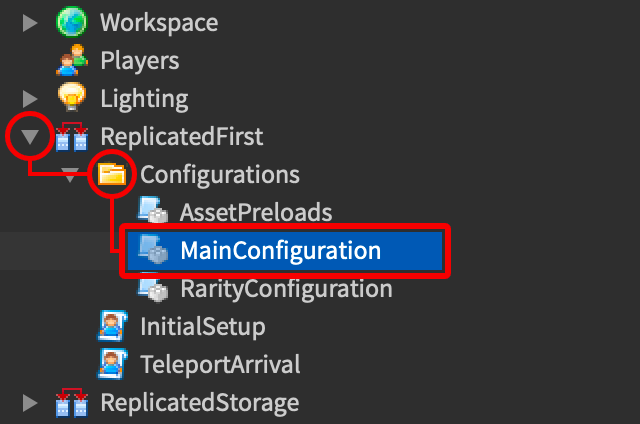 MainConfiguration Script