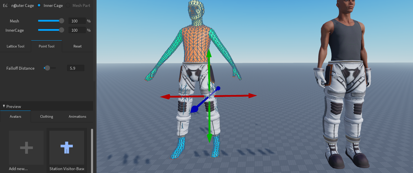 Adjusting Layered Clothing with Accessory Fitting Tool