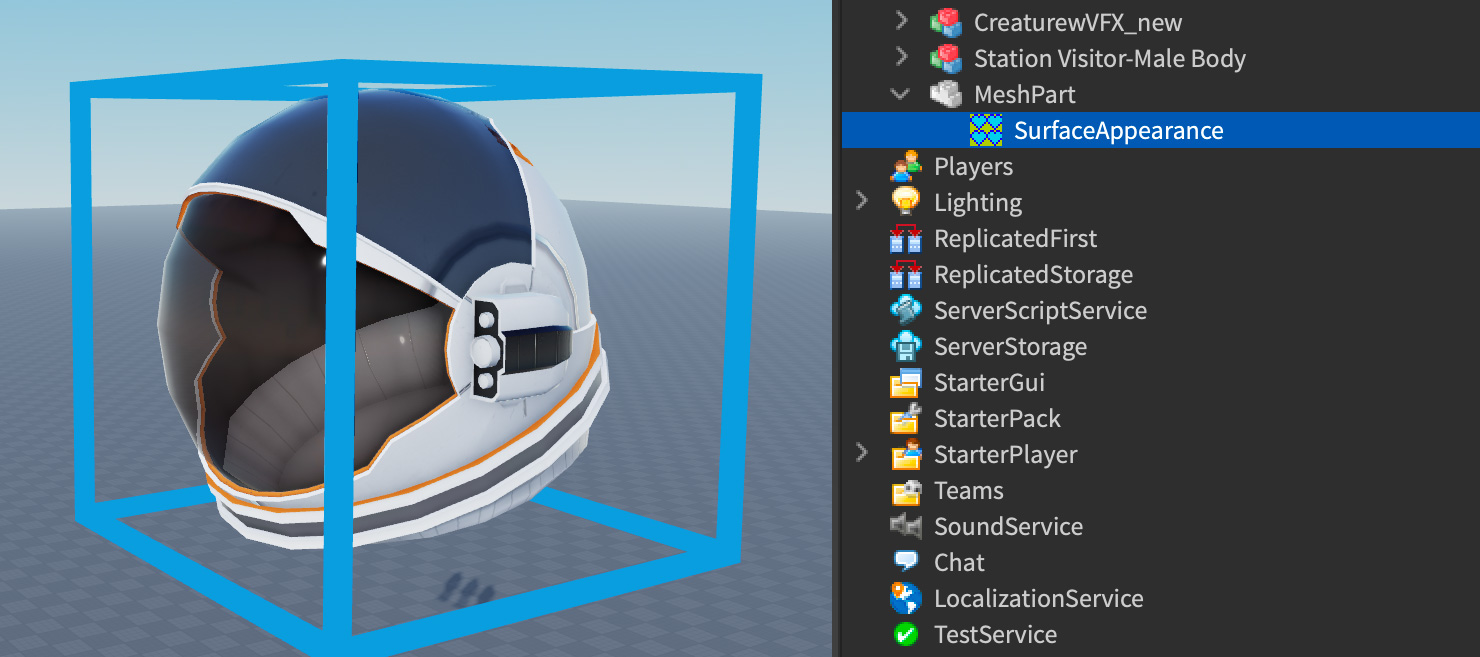 Texturing Helmet Mesh