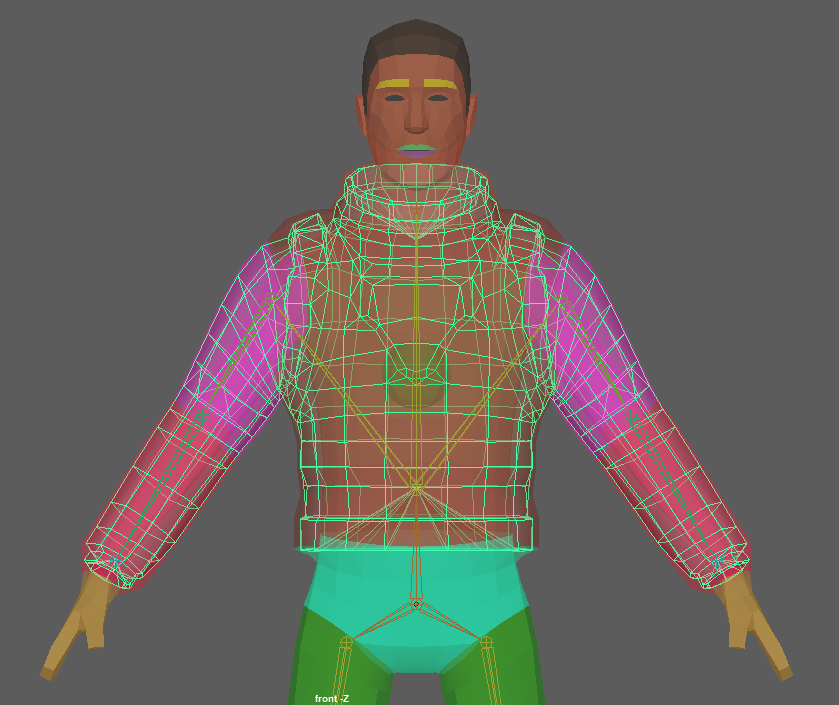 Layered Clothing Outer Cage Example