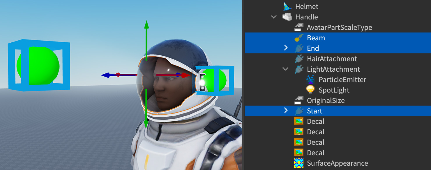 Adding Lighting to Helmet Mesh