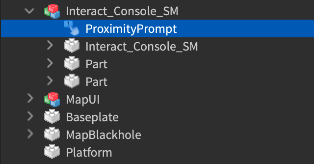 Proximity Prompt in Explorer