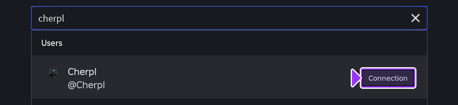 Manage Collaborators window showing search query for a Roblox friend.