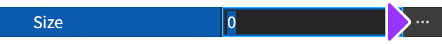 Button to open number sequence popup