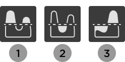 Flatten Mode icons in the Terrain Editor