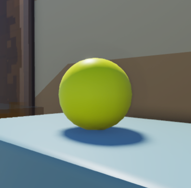 A close up view of the yellow gumdrop