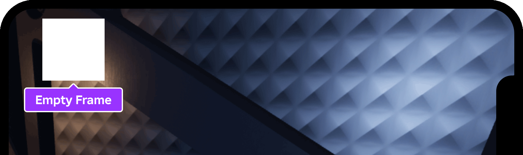 New frame in viewport.