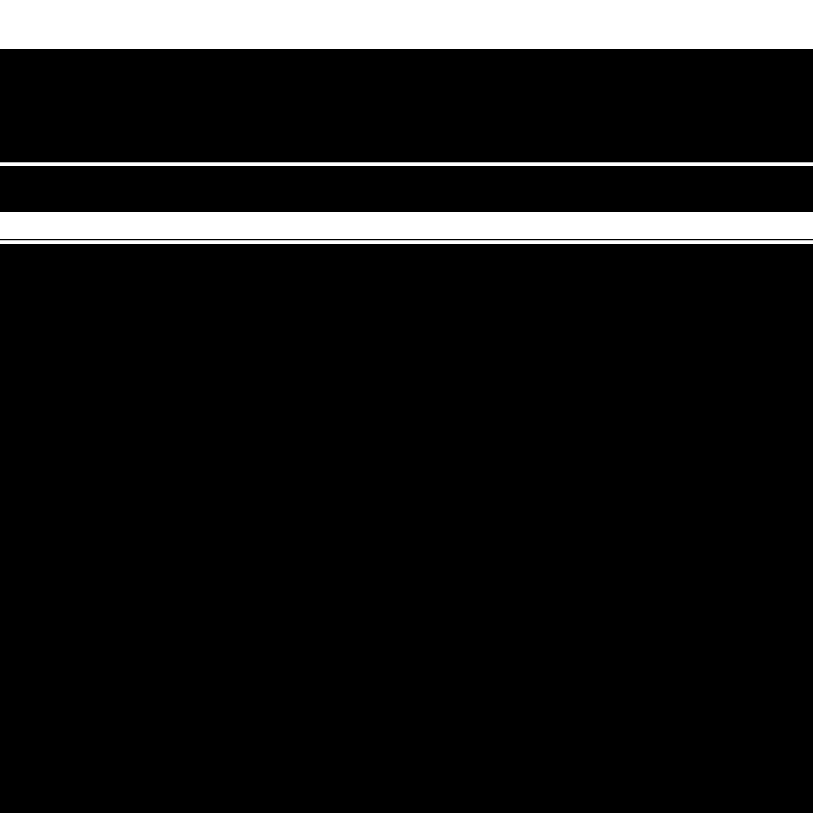 The sample laser tag game's trim sheet's metalness texture map.