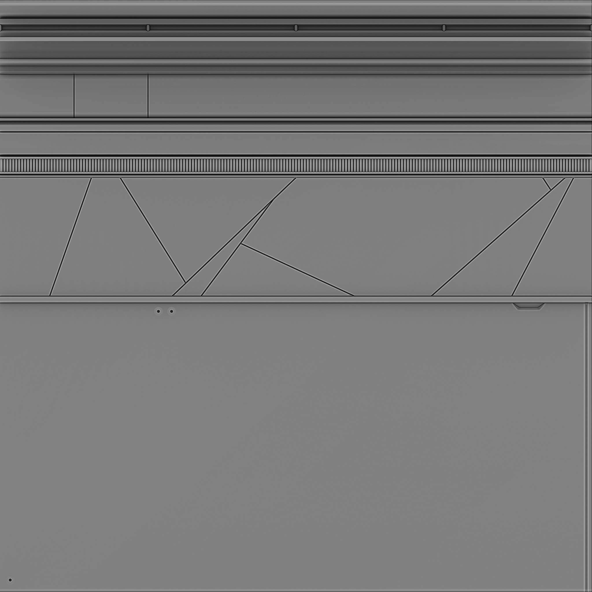 The sample laser tag game's trim sheet.