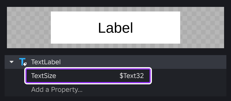 Class rule configured with tokens in the Style Editor.