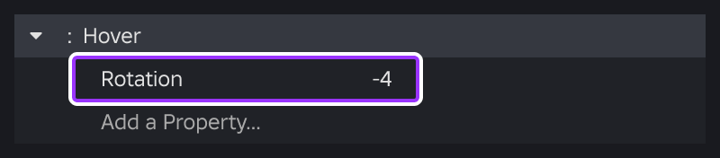 State rule configured with tokens in the Style Editor.